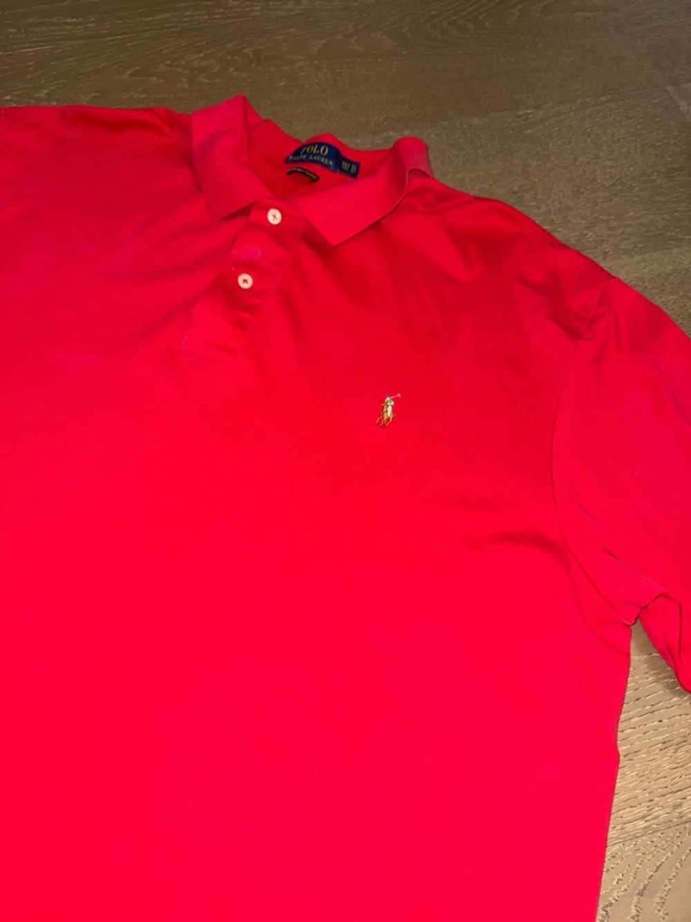 Polo‎ by Ralph Lauren Red Men’s Short-Sleeve Polo Shirt